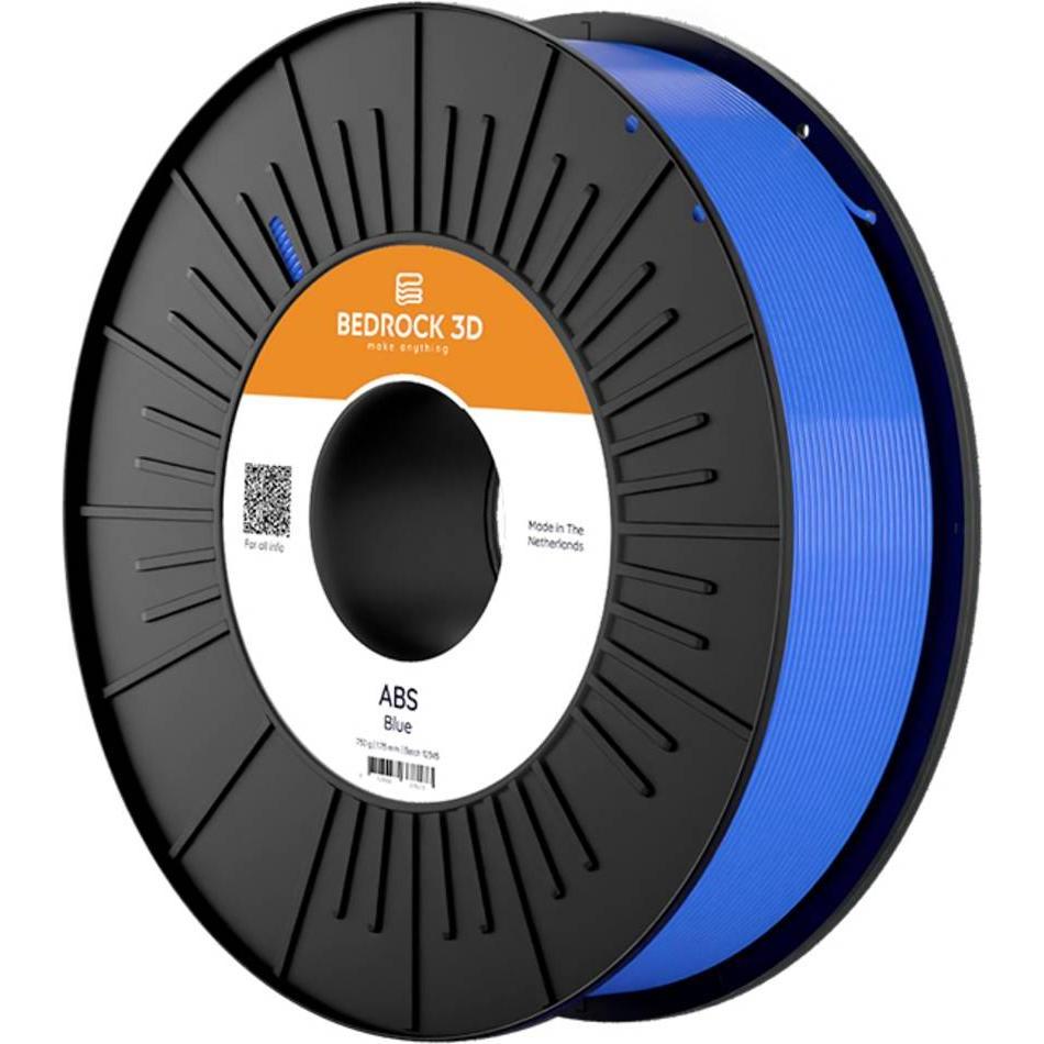 Bedrock 3D ABS-0105b075 ABS Blue 2.85 mm 750 g Filament ABS 2.85 mm 750 g Blau (ABS, 2.85 mm, 750 g), Filamenti stampa 3D, Blu