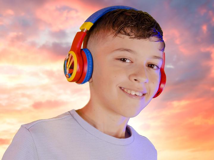 Produktbild Emoji Superman - Junior Bluetooth Kinderkopfhörer - LED Lights
