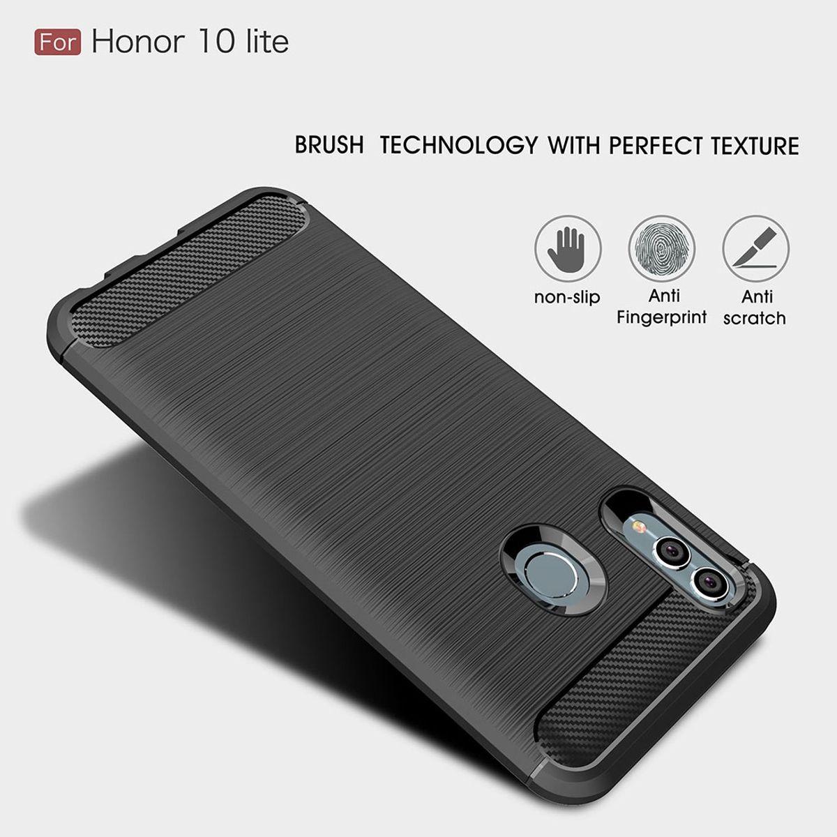Thumbnail - König Design Huawei P Smart 2019 Hülle Case Handy Cover Schutz Tasche Schutzhülle Bumper Blau (Huawei P Smart+ (2019)), ...