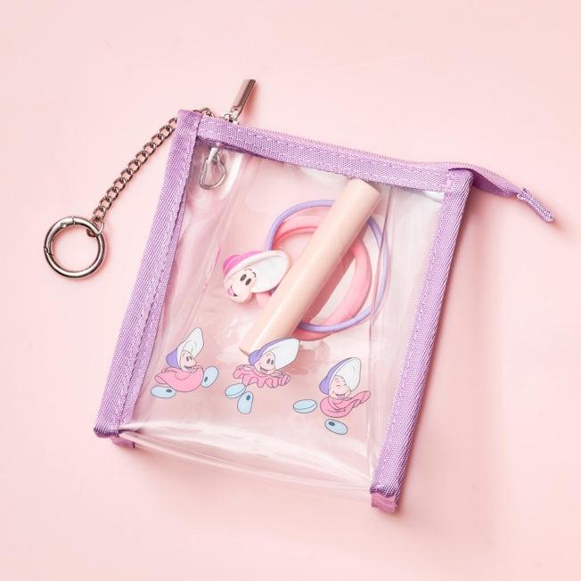 Immagine prodotto Disney Young Oyster con moschettone trasparente - Borsa per cosmetici