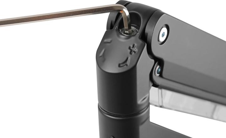 Productafbeelding Digitus Universele enkele monitorhouder met gasdrukveer en klembevestiging (Tabel, 35", 15 kg)