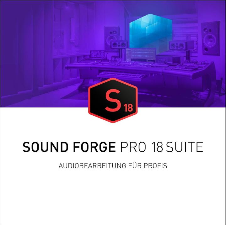 Immagine prodotto Magix Codice per il download di SOUND FORGE Pro 18 Suite (1 Utente, 1 Dispositivi/Utenti, Senza limiti)