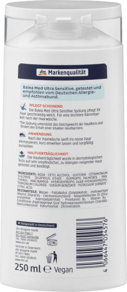 Actual product image dm Balea MED Conditioner Ultra Sensitive (250 ml)