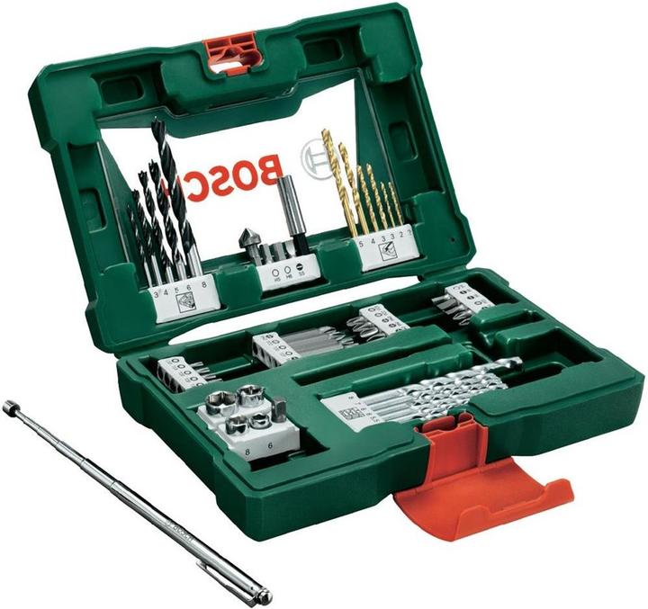 Actual product image Bosch Zubehör V-Line TiN drill and bit set, 48 pieces, with magnetic rod and countersink (Hexagonal (hexagonal) M5, Cross Phillips PH M2, Hexagon socket TX M20, Screw slot M6, Hexagonal (hexagonal) M4, Cross Phillips PH M1, Hexagon socket TX M15, Cross Pozidriv PZ M3, Hexagon socket TX M30, Screw slot M4, Cross Phillips PH M3, Cross Pozidriv PZ M2, Hexagon socket TX M10)