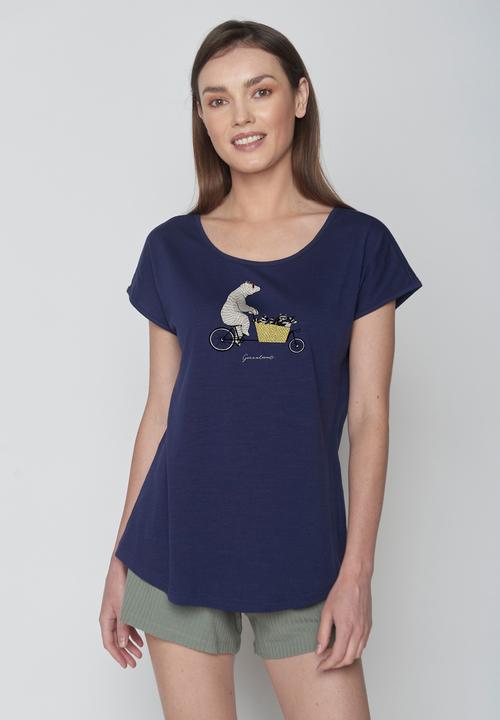 Image du produit Greenbomb Women's Bike Cargo Raccoon Cool T-Shirt (XL)