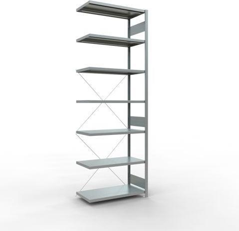 Produktbild Schulte Lagertechnik Stecksystem Anbauregal MULTIplus250 mit Kreuzstrebe