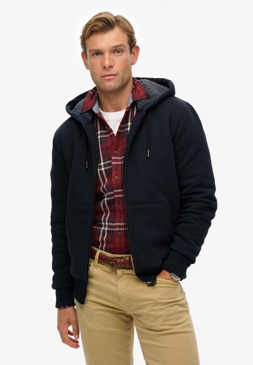 Image du produit Superdry Sweat à capuche zippé doublé Borg (L)