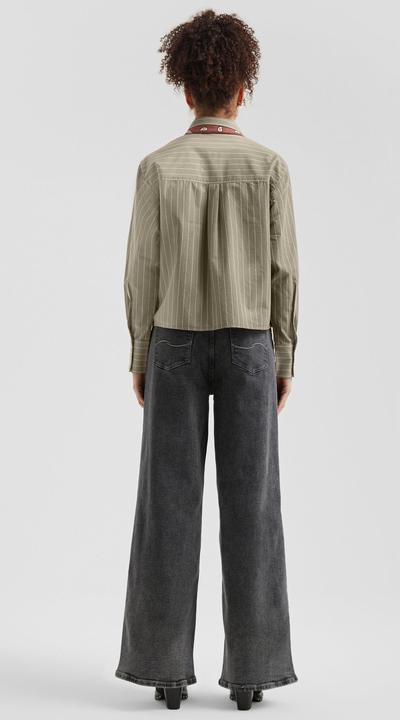 Immagine prodotto s.Oliver Bluse Verkürzte Bluse im Loose Fit (40)