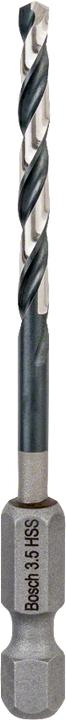 Produktbild Bosch Professional Zubehör HSS Spiralbohrer mit Sechskantschaft 3,5 mm (3.5 Millimeter)