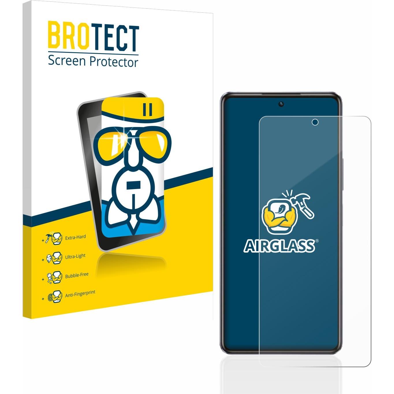 BROTECT AirGlass Panzerglasfolie (1 Stück, Infinix Note 30 Pro), Smartphone Schutzfolie, Transparent