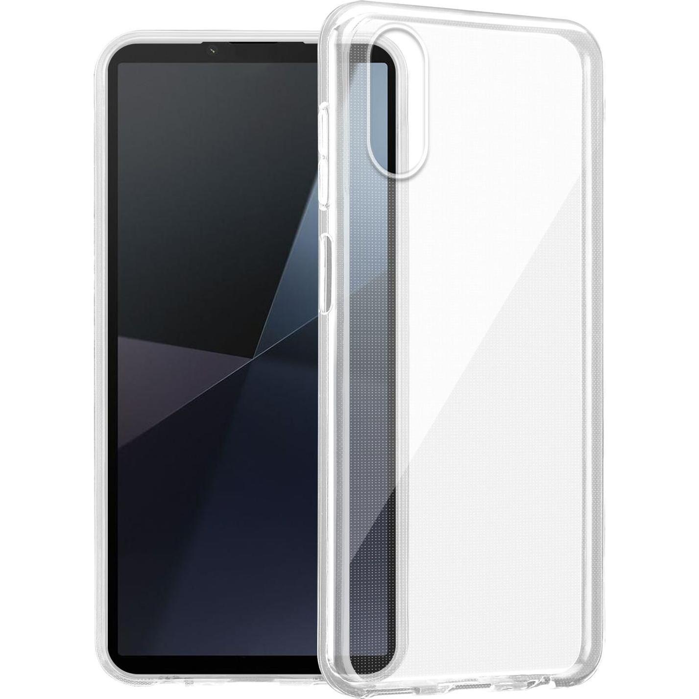 Cadorabo Hülle für Sony Xperia 10 VI Slim TPU Schutz (Sony Xperia 10 VI), Smartphone Hülle, Transparent