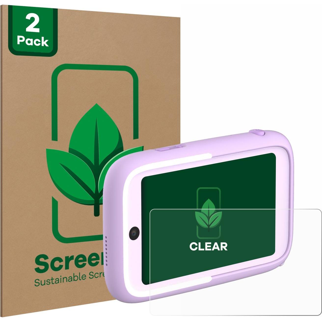 ScreenLeaf Schutzfolie nachhaltiger Displayschutz Displayschutzfolie Folie Klar Transparent (Displayschutz), Kameraschut...