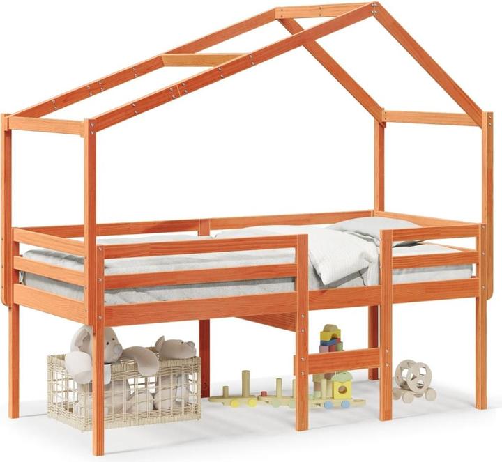 Actual product image vidaXL Loft bed with roof (80 x 200 cm)