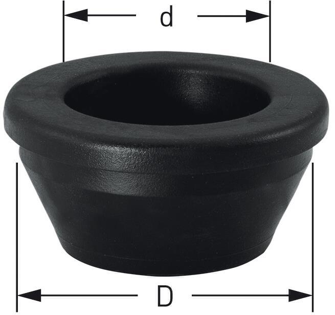 Actual product image Magni STEDO HT-NIPPLE 1 1/4", D = 46 (46)