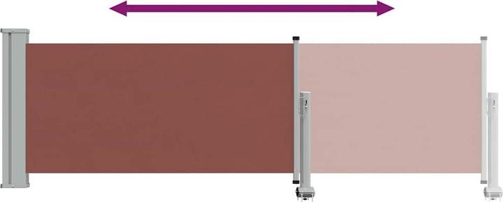 Actual product image vidaXL Seitenmarkise (3 m)