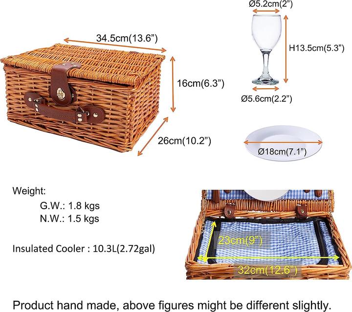 Actual product image EGenuss Picnic basket
