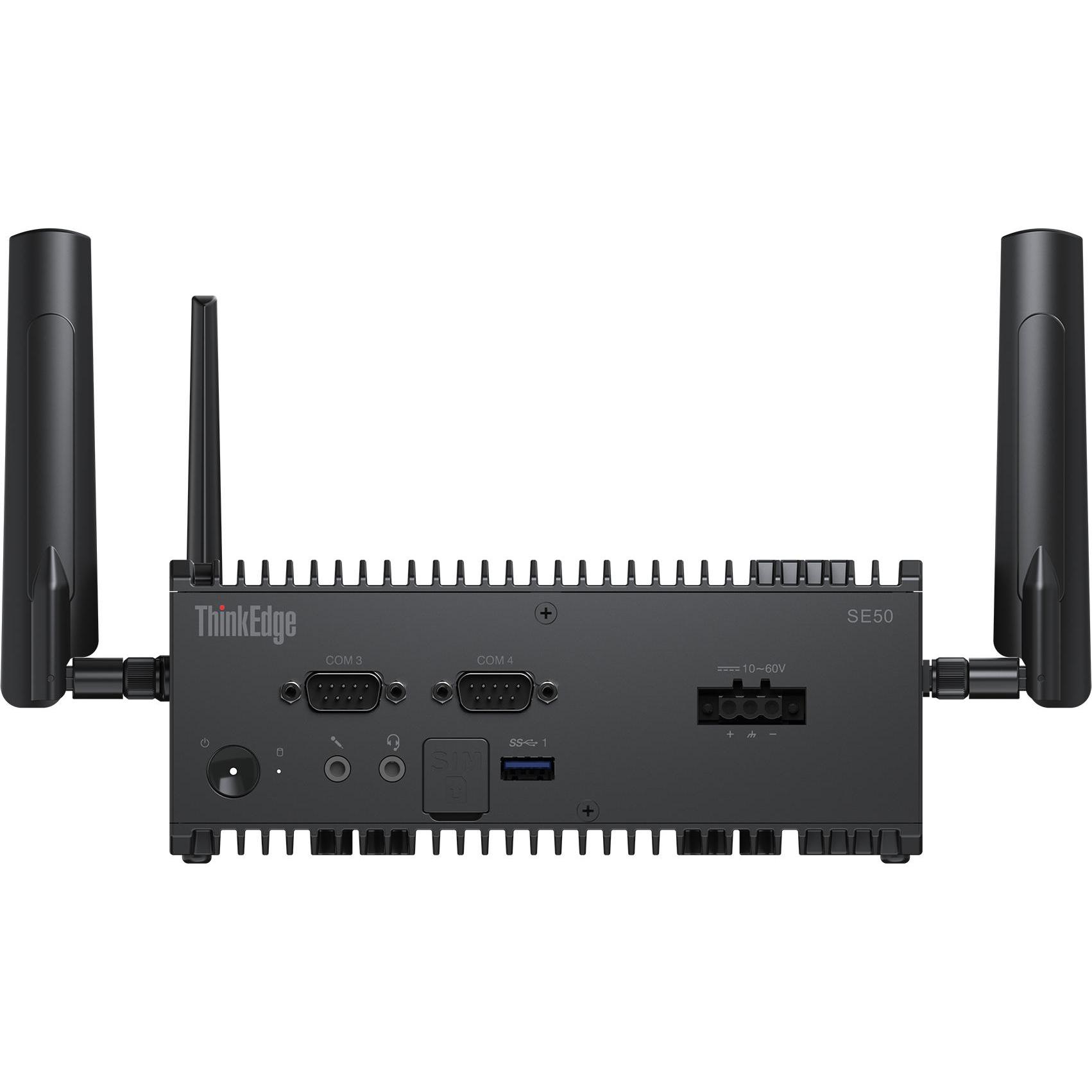 Lenovo ThinkEdge SE50 (Intel Core i5-8365UE, 16 GB, 512 GB, UHD Graphics 620), PC, Schwarz