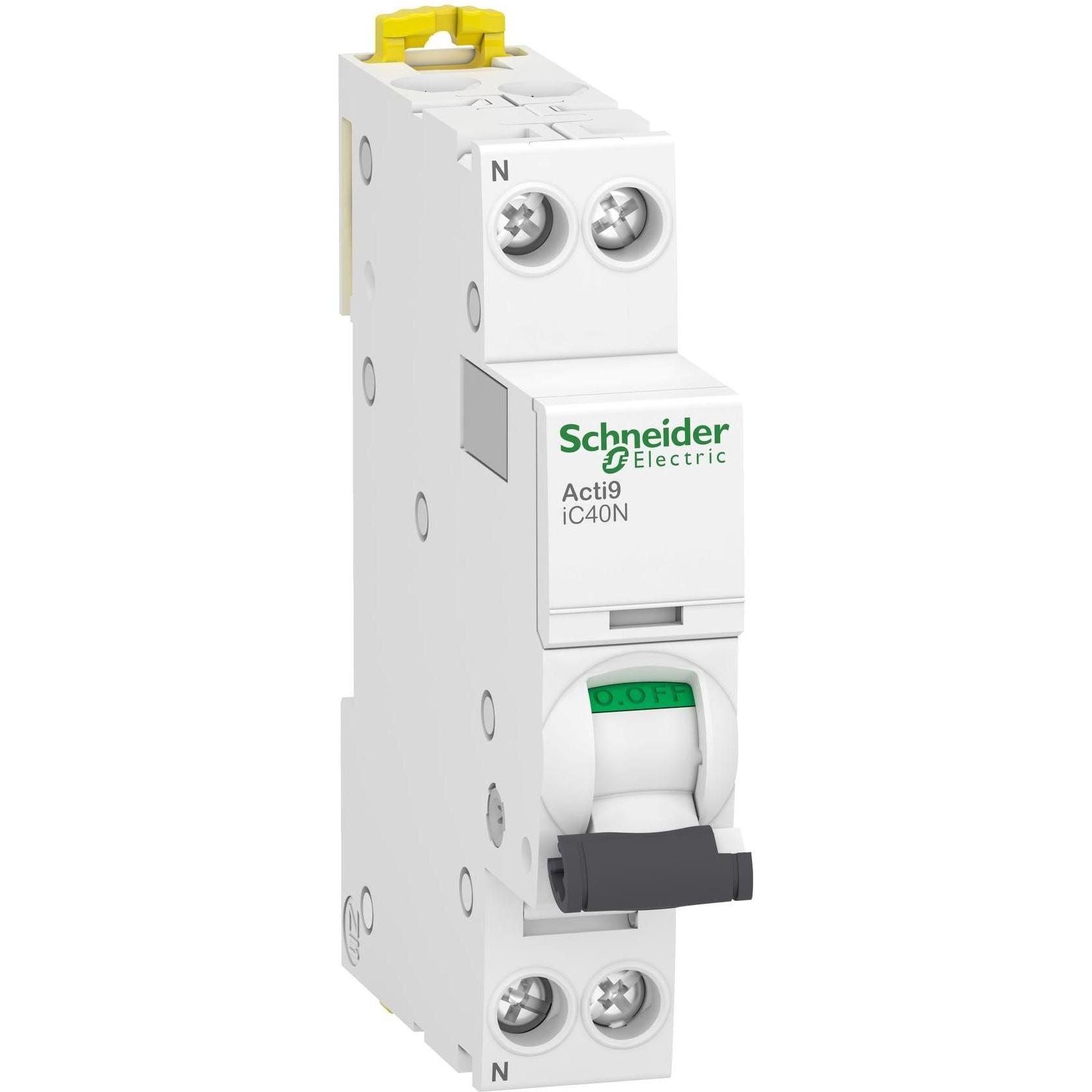 Feller, Schutzschalter, Leitungsschutzschalter Clario iC40 SE 13A 1-polig + N