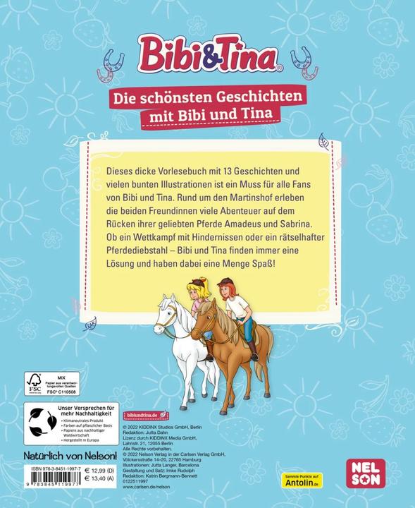 Produktbild Bibi und Tina: Die schönsten Geschichten mit Bibi und Tina (Deutsch, 2022)