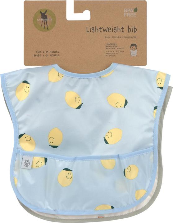Produktbild Lässig Lätzchen Klett-Lätzchen 2er Pack Lightweight Bib - (6 Monate)