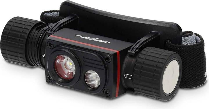 Produktbild Nedis LED stirnlampe | Batteriebetrieben / Stromversorgung über USB | 3.7 V DC | Batterien enthalten (1000 lm)