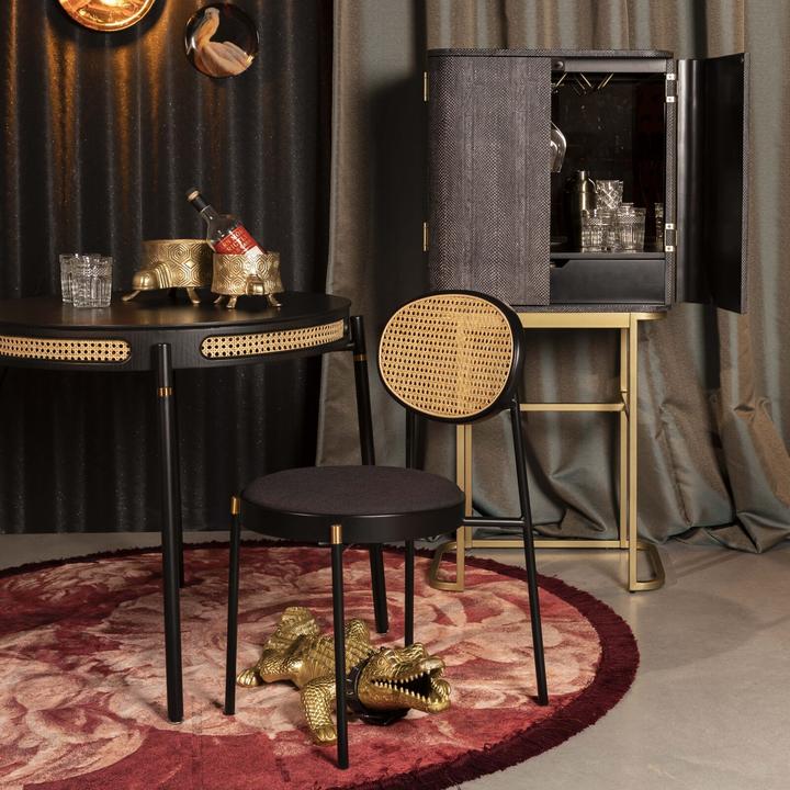 Actual product image Bold Monkey Don't Stop The Webbing round dining table 80'