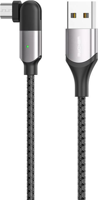 Produktbild Wekome WDC-142 Game Series – USB-A auf Micro USB 3A Gaming-Kabel, 180° Drehung, 1 m (trüb) (1 m)