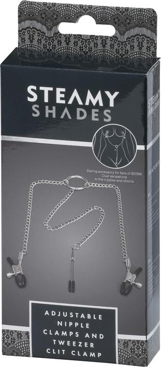 Produktbild Steamy Shades Adjustable Nipple Clamps and Tweezer Clit Clamp