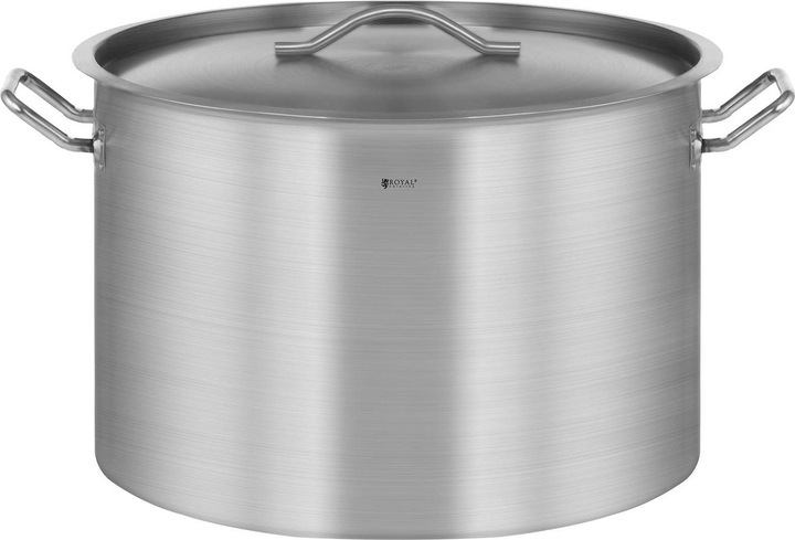 Produktbild Royal Catering Kochtopf Induktion 106 Liter Kochtopf Mit Deckel Suppentopf Grosser Topf Eintopf (60 cm, Kochtopf, Edelstahl)