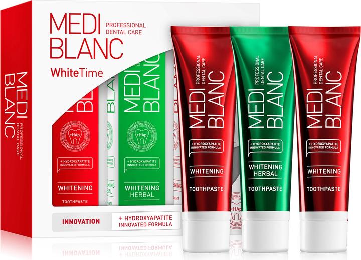 Mediblanc - Whitetime Tooth Whitening Paste Set (100 ml, Bleaching Kit)