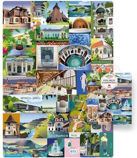 Produktbild Czuczu Puzzlove Puzzle Polnische Spas 500 Teile (500 Teile)