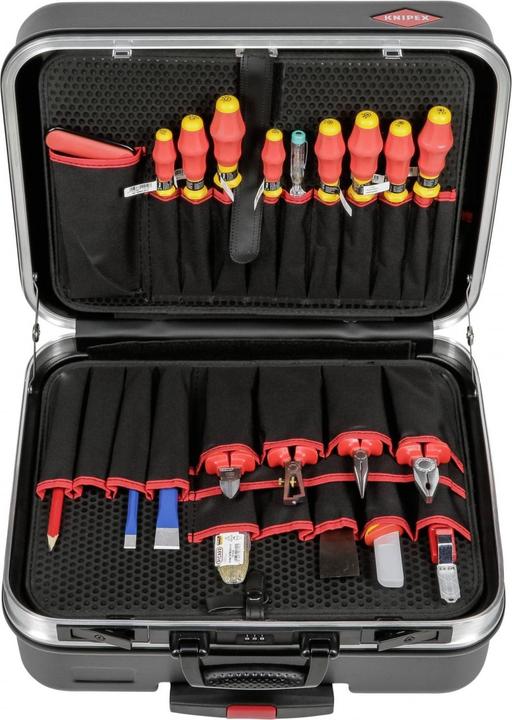 Produktbild Knipex Werkzeugkoffer BIG Basic Move Elektro (25 Teile)