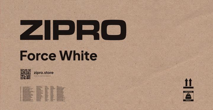 Actual product image Zipro Force White