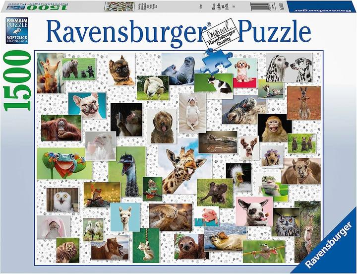 Produktbild Ravensburger Funny Animals Collage (1500 Teile)