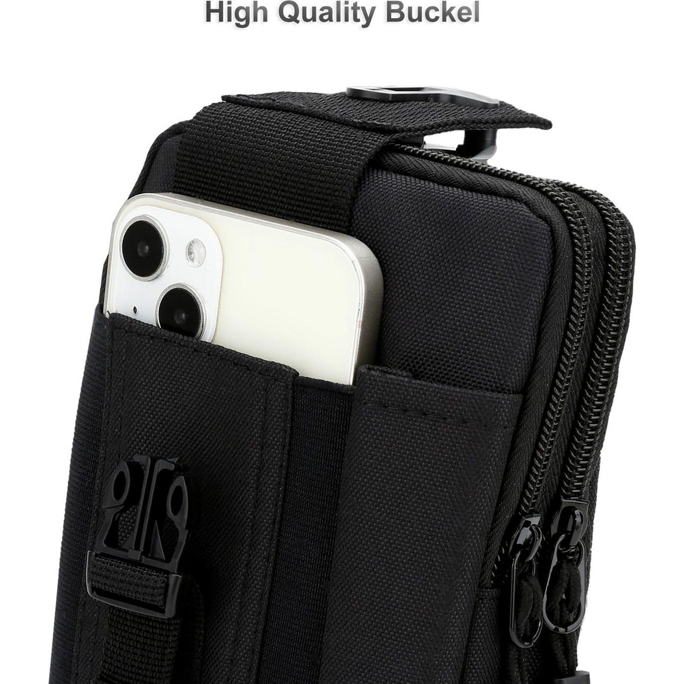 Thumbnail - Cadorabo Handytasche für Samsung Galaxy S10 5G Hülle im Militär Style (Samsung Galaxy S10 5G), Smartphone Hülle, Schwarz