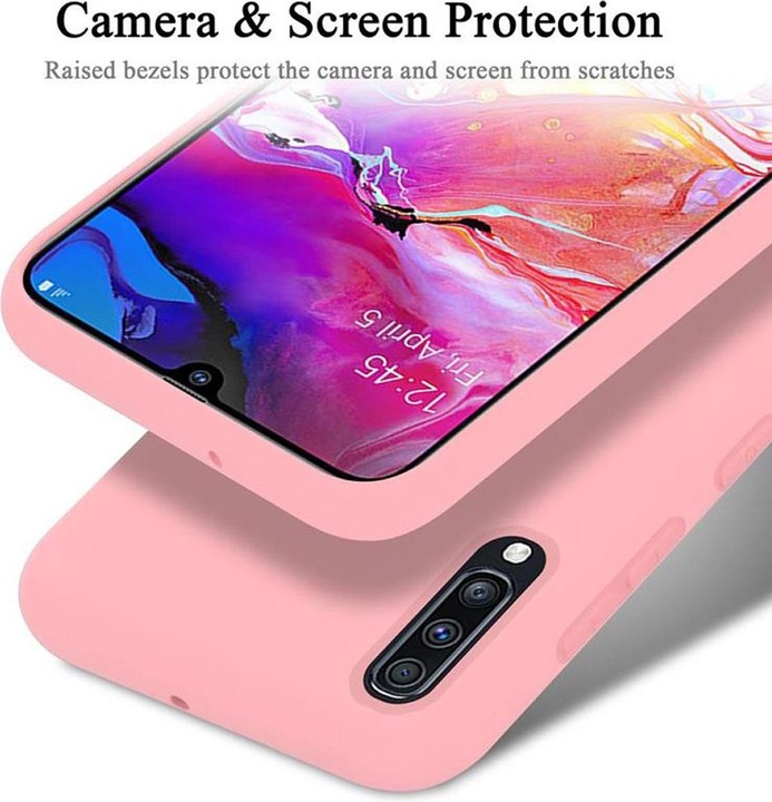 Produktbild Cadorabo TPU Liquid Silicone Case Cover (Samsung Galaxy A70S, Samsung Galaxy A70)