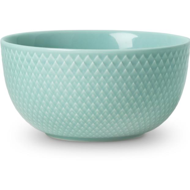 Lyngby Ciotola con colori a rombo, Ciotola + Scodella, Blu
