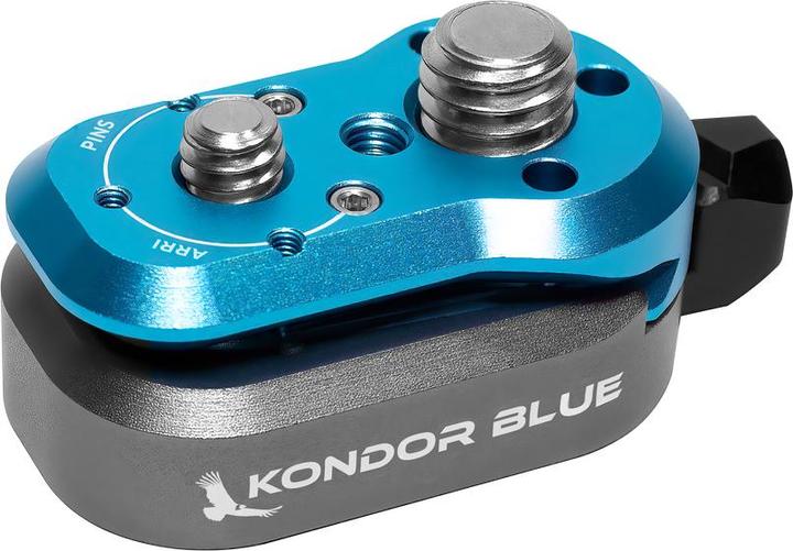 Actual product image Kondor Blue Mini Lock Quick Release Plates for Professional Camera Workflows ()