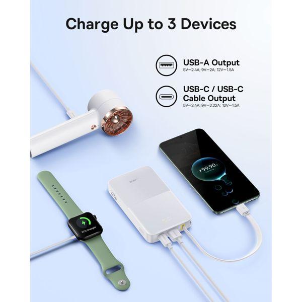 Actual product image Baseus EnerFill FC51 Bipow2 Pro Power Bank 22,5W 10000mAh (10000 mAh, 22.50 W)