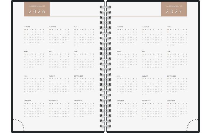 Actual product image Ridoide rido idé Wochenagenda Design Line Wire Marmor, 2026, Mehrfarbig (A5, 1 week / 2 pages)