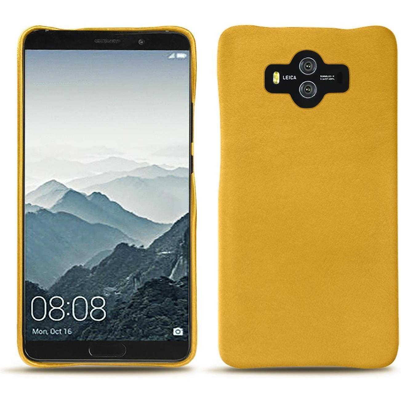 Noreve Lederschutzhülle (Huawei Mate 10), Smartphone Hülle, Orange