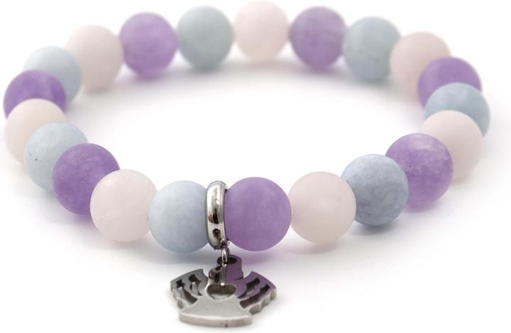 Immagine prodotto Beneto Bracciale con perline in cristallo MINK112 - Lunghezza: 19 cm (19 cm)