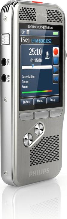 Image du produit Philips Mémo numérique de poche DPM8100 (4 Go)