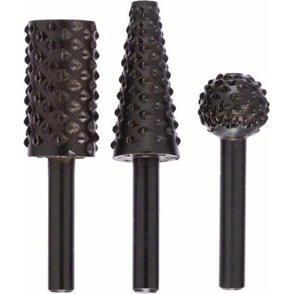 Bosch Zubehör, Schleifmittel, 3tlg. Holzraspel-Set 15,0-6,0 15,0 15,0 mm