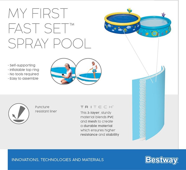 Produktbild Bestway My First Fast Set Spray Pool