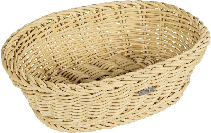 Productafbeelding Saleen Broodmand ovaal kunststof 25,5x19x7cm beige