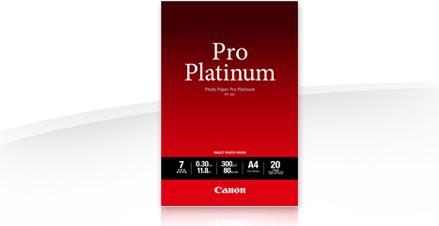 Actual product image Canon PT-101, Photo Paper Pro Platinum (300 g/m², A4, 20 x)