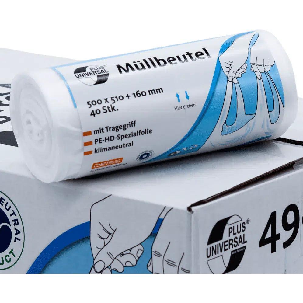 Universal Plus Müllbeutel 30,0 l transparent 9 µm, 1 St., Abfallsack, Transparent