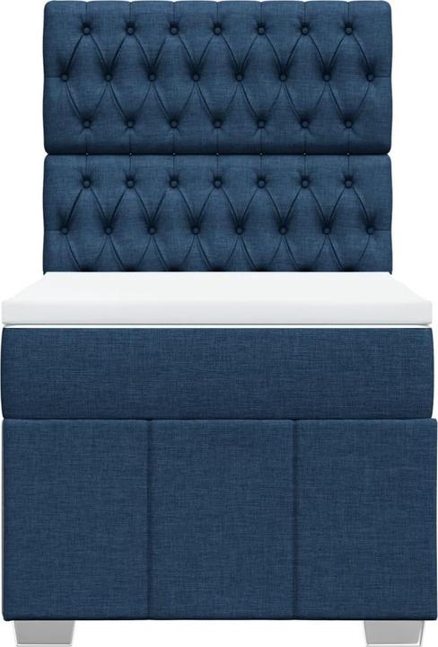 Produktbild vidaXL Bo x springbett mit Matratze 100 x 200 cm Stoff (100 x 200 cm)