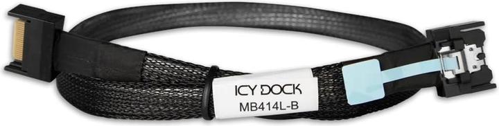 Produktbild Icydock ICY DOCK Kabel MCIO 4i SFF-TA-1016 zu MCIO 4i SFF-TA-1016,black, 0,5m